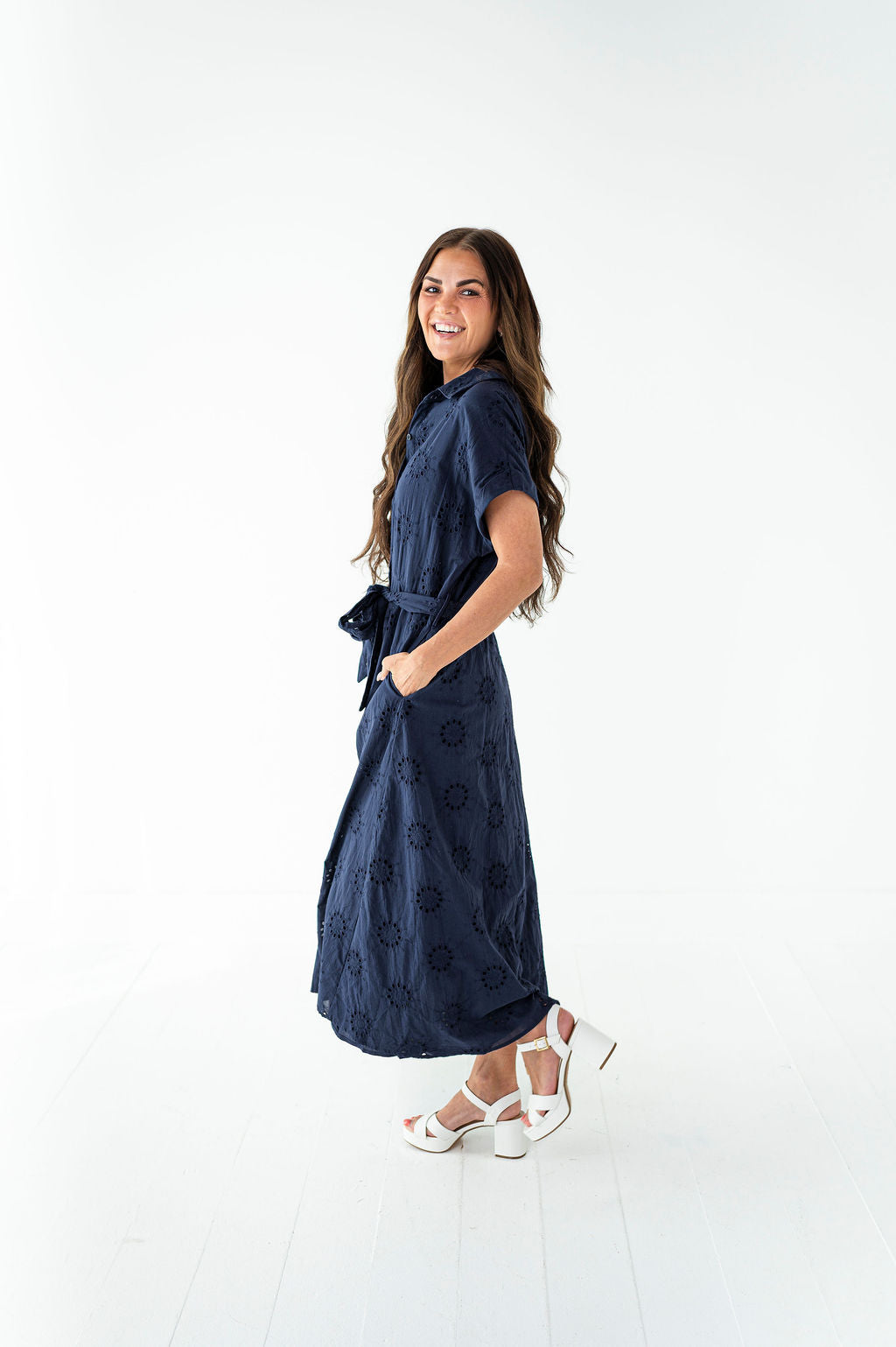 Delphine Eyelet Dress