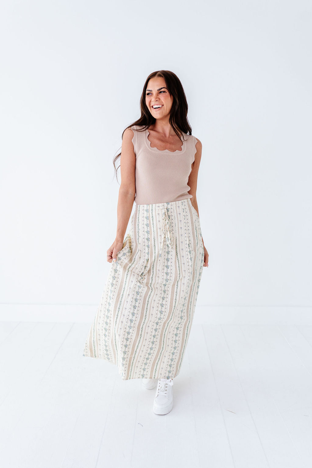 Kourtney Top in Taupe