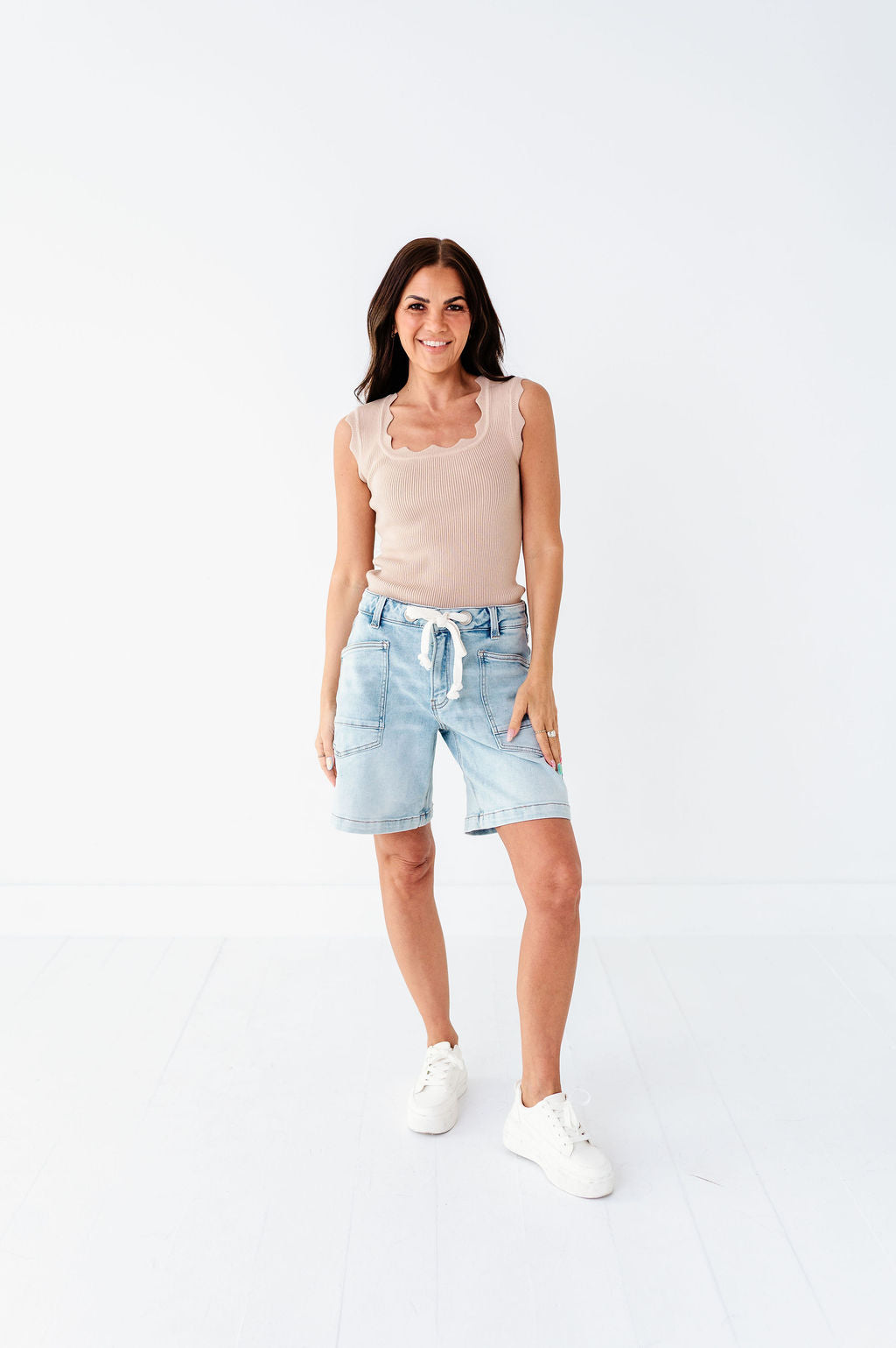 Kourtney Top in Taupe