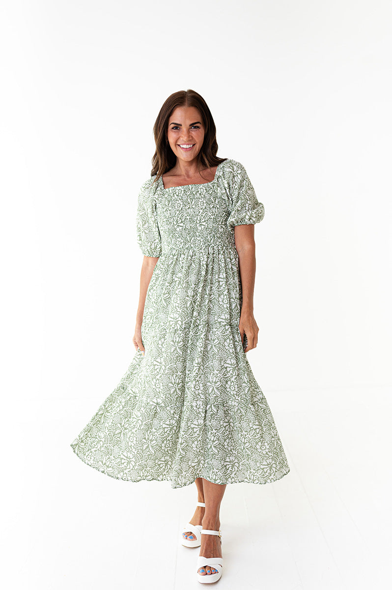 Fern Smocked Dress