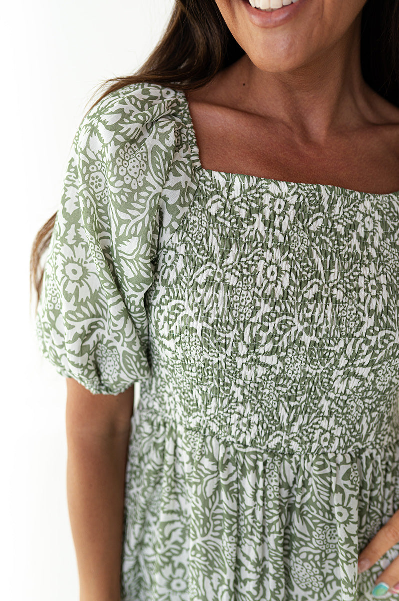 Fern Smocked Dress