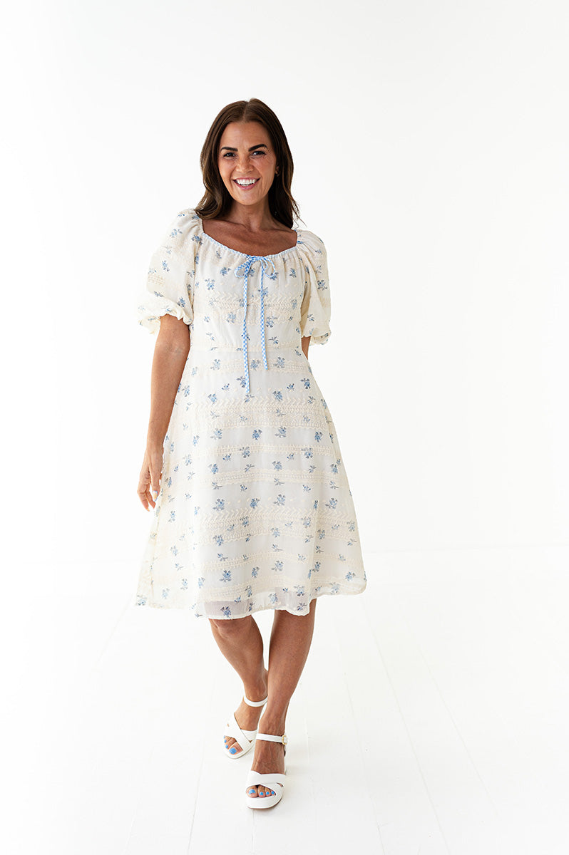 Lyla Embroidered Dress