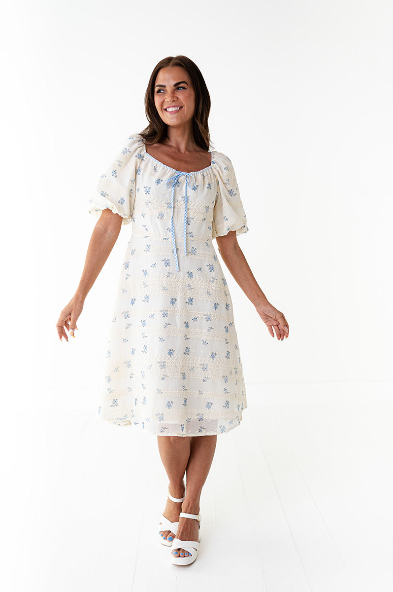Lyla Embroidered Dress
