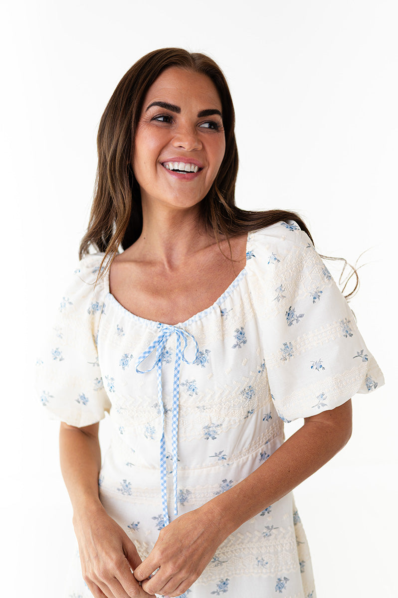 Lyla Embroidered Dress