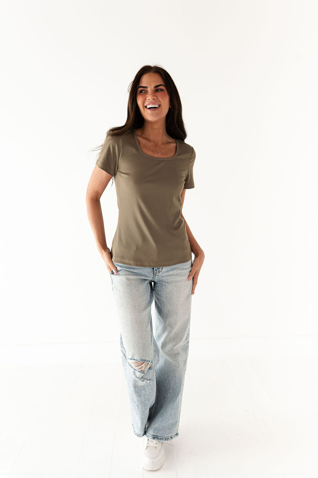 Trista Ribbed Top