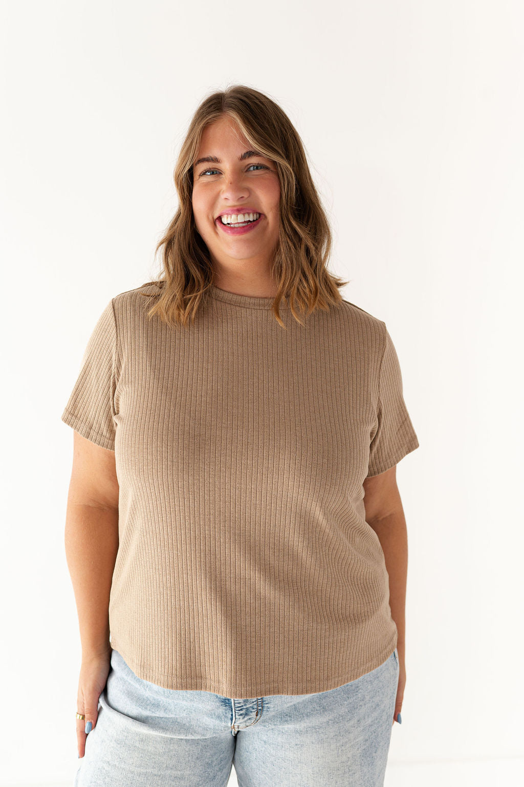 Jessica Pointelle Tee