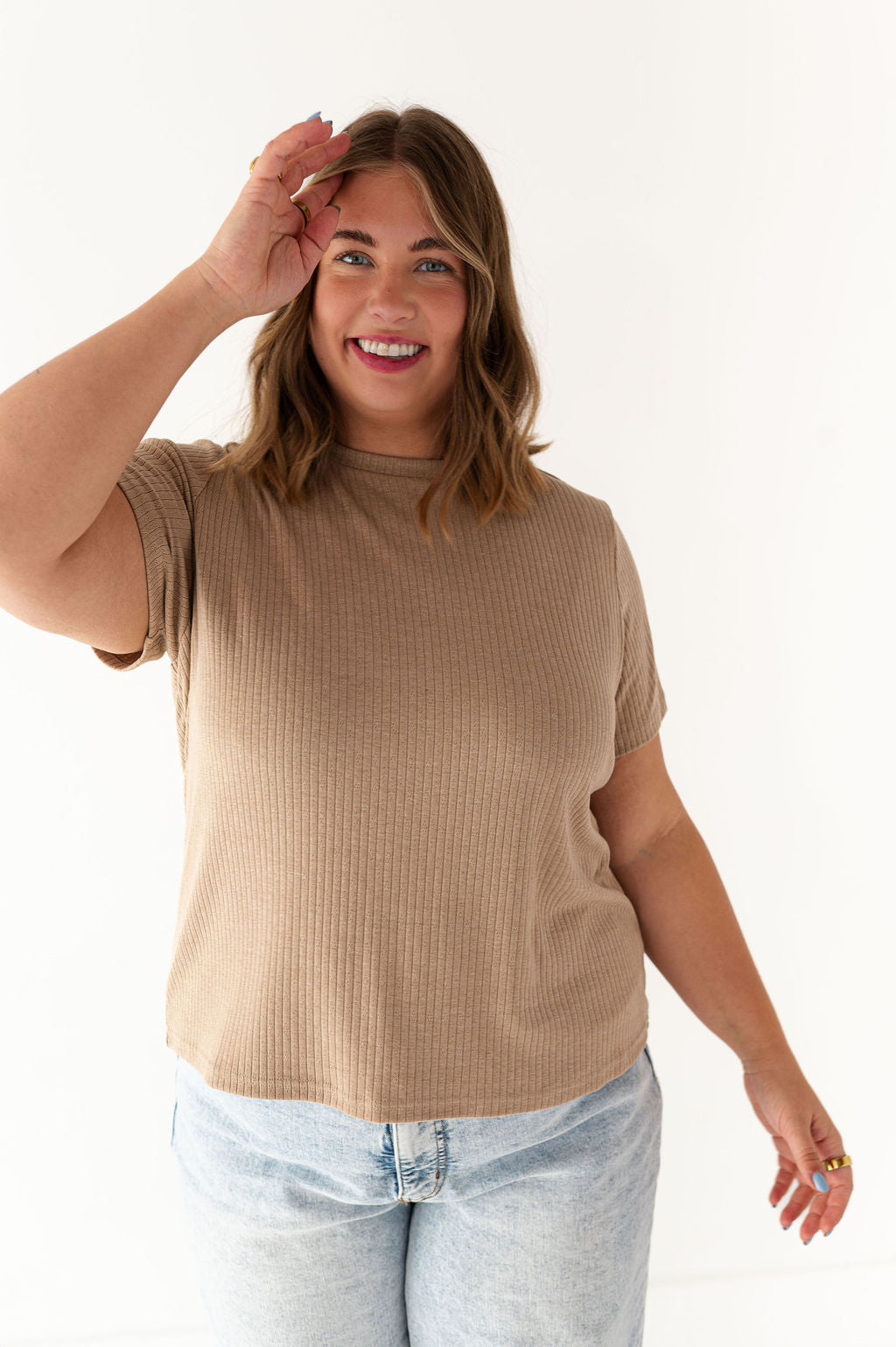 Jessica Pointelle Tee