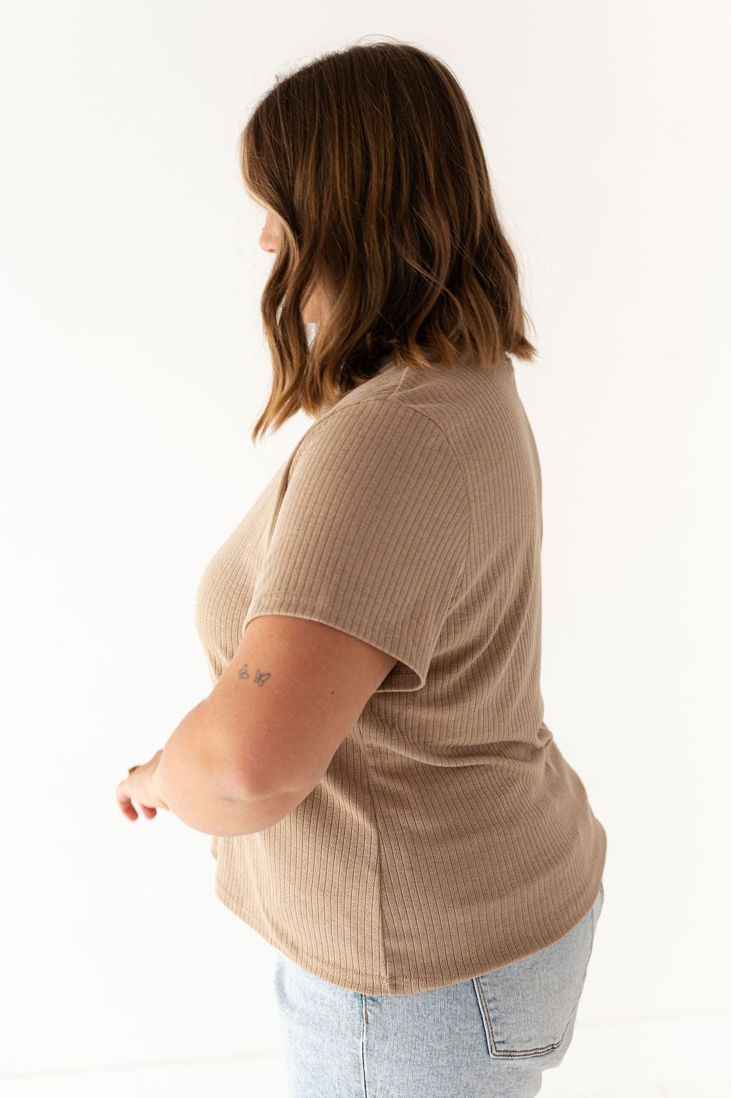 Jessica Pointelle Tee